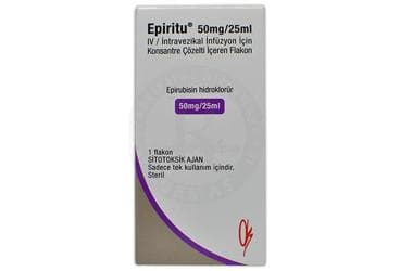 EPIRITU 50 MG/25 ML IV INTRAVEZIKAL INFUZYON ICIN KONSANTRE COZELTI ICEREN 1 FLAKON İlaç Görseli