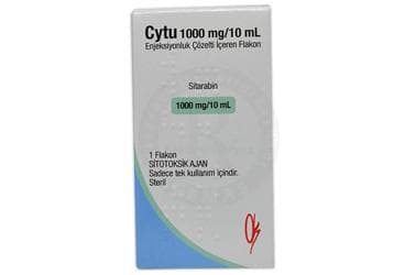 CYTU 1000 MG 10 ML ENJEKSIYONLUK COZELTI ICEREN 1 FLAKON İlaç Görseli