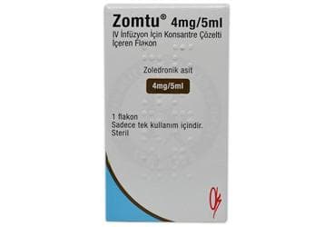 ZOMTU 4 MG/5 ML IV INFUZYON ICIN KONSANTRE COZELTI ICEREN FLAKON İlaç Görseli