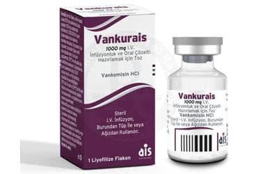VANKURAIS 1000 MG I.V. INFUZYONLUK VE ORAL COZELTI HAZIRLAMAK ICIN TOZ (1 FLAKON) İlaç Görseli