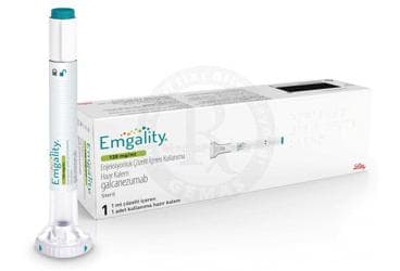 EMGALITY 120 MG/ML ENJEKSIYONLUK COZELTI ICEREN KULLANIMA HAZIR KALEM (1 KALEM) İlaç Görseli