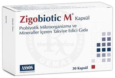 ZIGOBIOTIC M KAPSUL PROBIYOTIK MIKROORGANIZMA VE MINERALLER ICEREN TAKVIYE EDICI GIDA 30 kapsül İlaç Görseli
