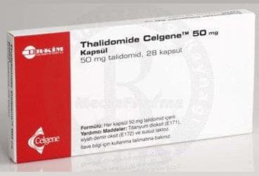 THALIDOMIDE BMS 50 MG SERT KAPSUL (28 KAPSUL) İlaç Görseli