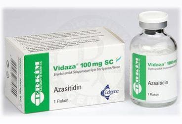 VIDAZA 100 MG SC ENJEKSIYONLUK SUSPANSIYON ICIN TOZ ICEREN 1 FLAKON İlaç Görseli