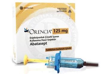 ORENCIA SUBKUTAN 125 MG ENJEKSIYONLUK COZELTI ICEREN KULLANIMA HAZIR ENJEKTOR 4 ADET İlaç Görseli