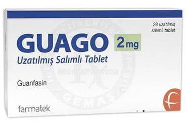GUAGO 2 MG UZATILMIS SALIMLI TABLET (28 TABLET) İlaç Görseli