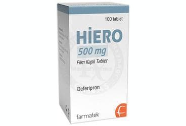 HIERO 500 MG FILM KAPLI TABLET İlaç Görseli