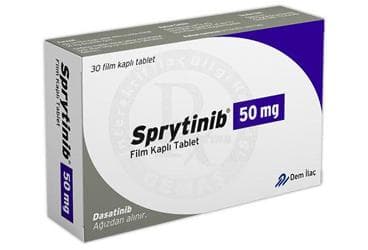 SPRYTINIB 50 MG FILM KAPLI TABLET (30 TABLET) İlaç Görseli