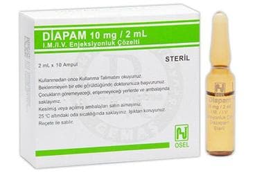 DIAPAM 10 MG 10 AMPUL İlaç Görseli
