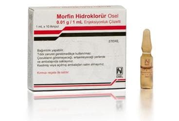 MORFIN HIDROKLORUR 0,01 GR/1 ML 1MLx10 AMPUL İlaç Görseli