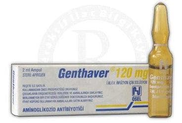 GENTHAVER 120 MG 2 ML X 1 AMPUL İlaç Görseli