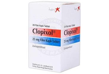 CLOPIXOL 25 MG FILM KAPLI TABLET (20 TABLET) İlaç Görseli