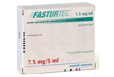 FASTURTEC 7,5 MG/5 ML INFIZYONLUK COZELTI ICIN TOZ ICEREN FLAKON VECOZUCU ICEREN AMPUL İlaç Görseli