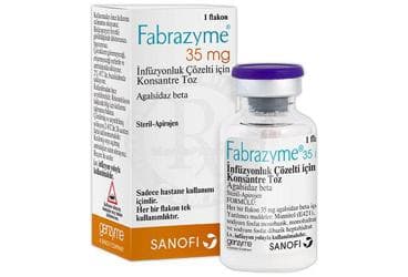 FABRAZYME 35 MG INFUZYONLUK COZELTI HAZIRLAMADA KULLANILACAKKONSANTRE ICIN TOZ İlaç Görseli