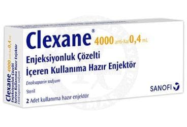 CLEXANE 4000 ANTI-XA IU/0,4 ML 10 KULLANIMA HAZIR ENJEKTOR İlaç Görseli
