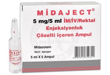 MIDAJECT 5 MG/5 ML IM/IV/REKTAL COZELTI ICEREN 5 AMPUL İlaç Görseli