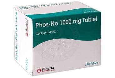 PHOS-NO 1000 MG 180 TABLET İlaç Görseli