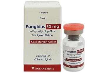 FUNGIDAS 50 MG INFUZYON ICIN LIYOFILIZE TOZ 1 FLAKON İlaç Görseli