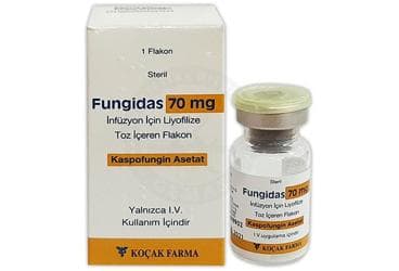 FUNGIDAS 70 MG INFUZYON ICIN LIYOFILIZE TOZ 1 FLAKON İlaç Görseli