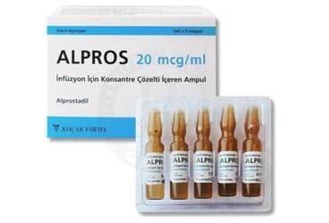 ALPROS 20 MCG/ML INF. ICIN KONSANTRE COZ. ICEREN 1 MLx5 AMPUL İlaç Görseli