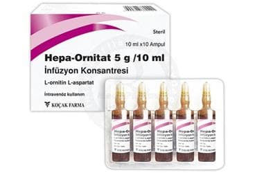 HEPA-ORNITAT 5 G/10 ML INFUZYON KONSANTRESI 10 AMPUL İlaç Görseli