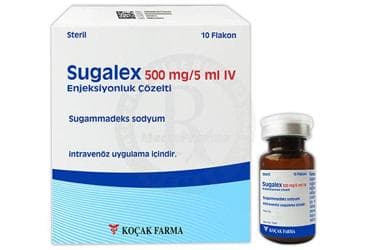 SUGALEX 500 MG/5ML IV ENJEKSIYONLUK COZELTI İlaç Görseli