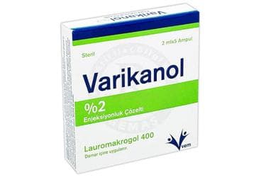 VARIKANOL %2 ENJEKSIYONLUK COZELTI (5 ADET) İlaç Görseli