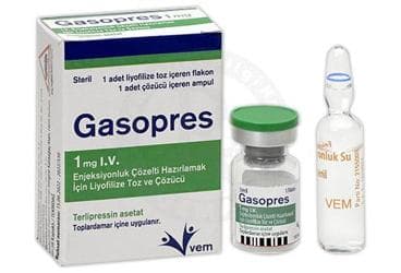 GASOPRES 1 MG I.V. ENJEKSIYONLUK COZELTI HAZIRLAMAK IClN LIYOFlLIZE TOZ VE COZUCU İlaç Görseli