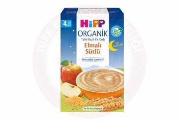HIPP ORGANIK IYI GECELER TAHIL BAZLI EK GIDA SUTLU ELMALI 250 g toz İlaç Görseli