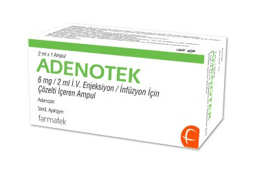 ADENOTEK 6 MG/2ML IV ENJ/INF. ICIN COZ. ICEREN 1 AMPUL İlaç Görseli