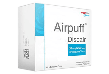 AIRPUFF DISCAIR 50MCG/250 MCG INHALASYON TOZU (60 DOZ) İlaç Görseli