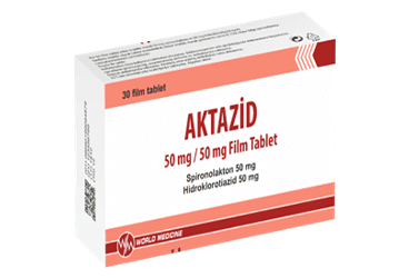 AKTAZID 50 MG/50 MG FILM KAPLI TABLET (30 TABLET) İlaç Görseli