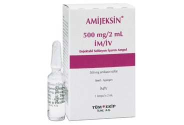 AMIJEKSIN 500 MG/2 ML IM/IV ENJ. SOL.ICEREN 1 AMPUL İlaç Görseli