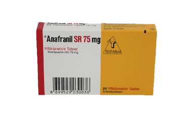 ANAFRANIL SR 75 MG UZATILMIS SALIMLI BOLUNEBILIR 20 TABLET İlaç Görseli
