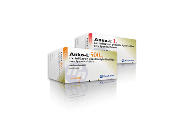 ANKO-L 1000 MG IV INFUZYONLUK COZELTI ICIN LIYOFILIZE TOZ ICEREN FLAKON (1 FLAKON) İlaç Görseli