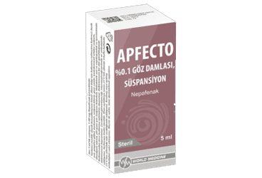 APFECTO % 0,3 GOZ DAMLASI, SUSPANSIYON (1,7 ML) İlaç Görseli