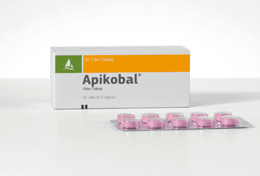 APIKOBAL 250 MG/250 MG/1 MG FILM KAPLI TABLET (50 FILM KAPLI TABLET) İlaç Görseli