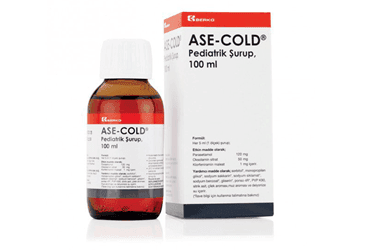 ASE-COLD 120 MG + 50 MG + 1 MG / 5 ML PEDIATRIK SURUP (100 ML) İlaç Görseli
