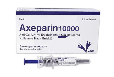 AXEPARIN ANTI XA 10000 IU/1 ML ENJEKSIYONLUK COZELTI ICEREN KULLANIMA HAZIR ENJEKTOR (2 ENJEKTOR) İlaç Görseli