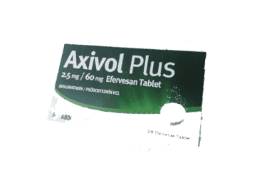 AXIVOL PLUS 60/2,5 MG 20 EFERVESAN TABLET İlaç Görseli