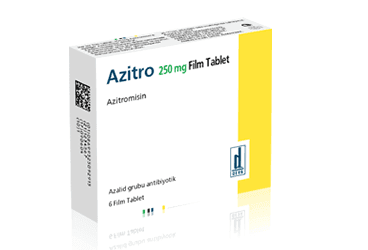 AZITRO 250 MG 6 FILM TABLET İlaç Görseli