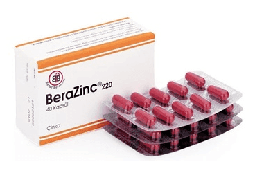 BERAZINC 50 MG 40 KAPSUL İlaç Görseli