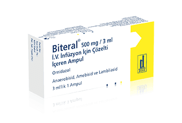 BITERAL 500 MG/ 3 ML IV INFUZYON ICIN COZELTI ICEREN 1 AMPUL İlaç Görseli