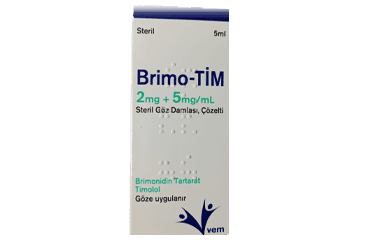 BRIMO-TIM 2 MG + 5 MG / ML STERIL GOZ DAMLASI, COZELTI İlaç Görseli