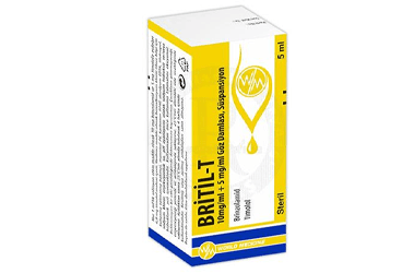 BRITIL-T 10 MG/ML+5 MG/ML GOZ DAMLASI,SUSPANSIYON (5 ML'LIK 1 SISE) İlaç Görseli