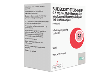 BUDECORT STERI-NEB 0,5 MG/ML NEBULIZASYON ICIN INHALASYON SUSPANSIYONU ICEREN TEK DOZLUK 20 AMPUL İlaç Görseli