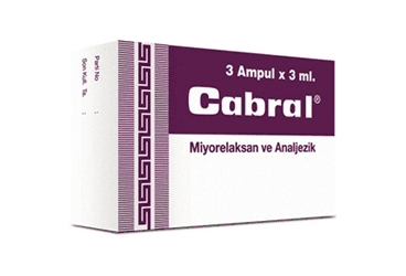 CABRAL 800 MG/3 ML ENJEKSIYONLUK COZELTI (3X3 ML AMPUL)AMPUL İlaç Görseli