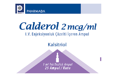 CALDEROL 2 MCG/ML I.V. ENJEKSIYONLUK COZELTI ICEREN 25 AMPUL İlaç Görseli