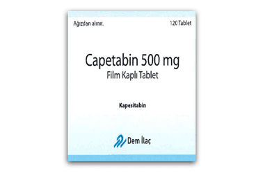 CAPETABIN 500 MG 120 FILM KAPLI TABLET İlaç Görseli