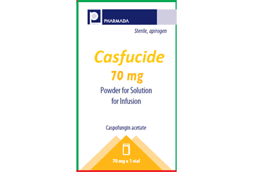 CASFUCIDE 70 MG I.V. INFUZYONLUK COZELTI HAZIRLAMAK ICIN LIYOFILIZE TOZ (1 FLAKON) İlaç Görseli